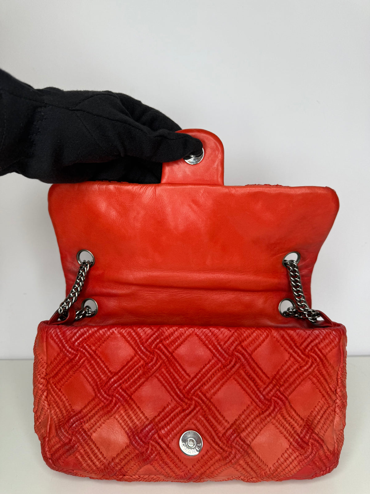 Chanel Walk Of Fame Coral Flap Bag