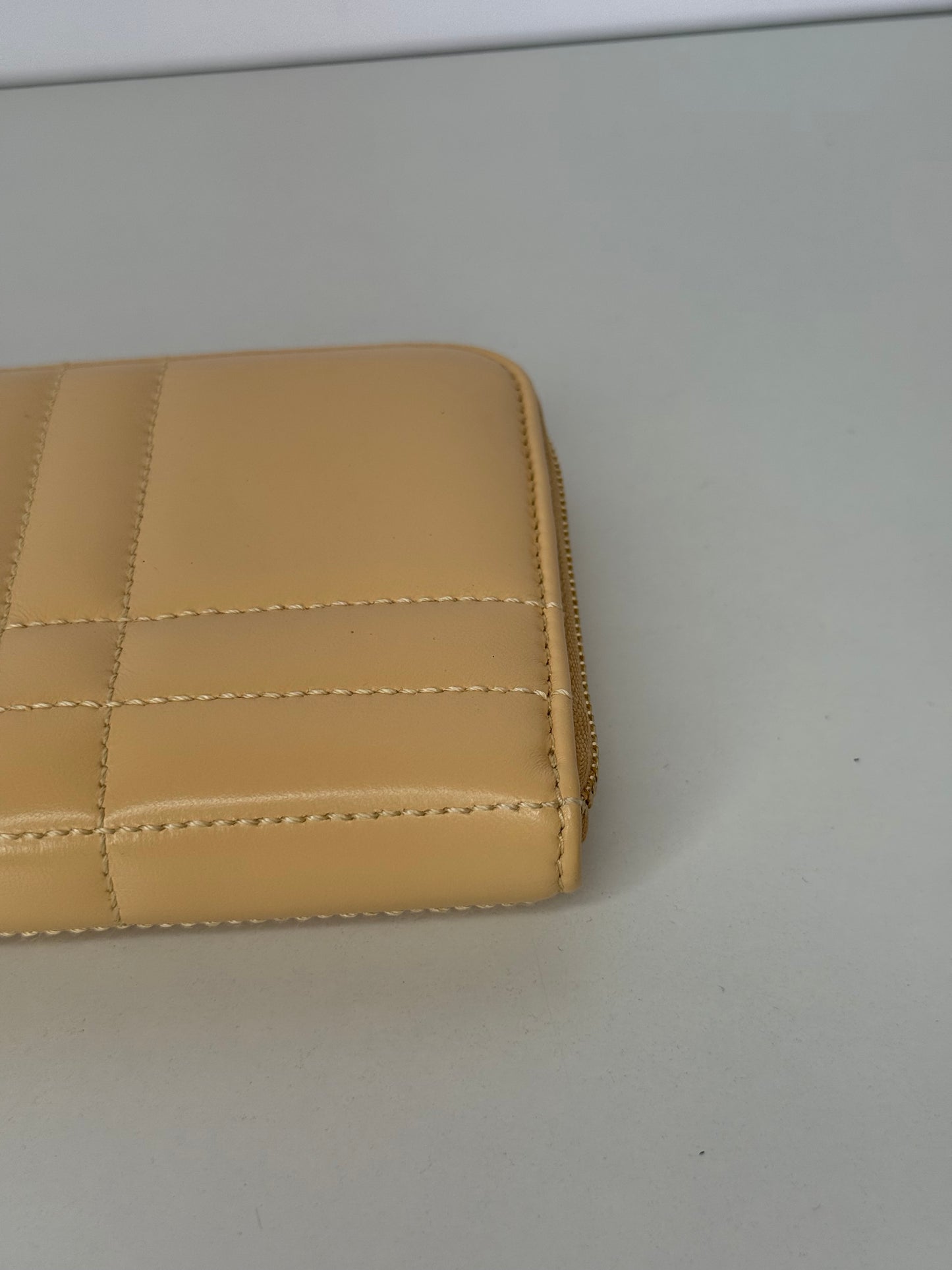 Burberry Quilted Leather Lola Continental Zip Around Wallet
