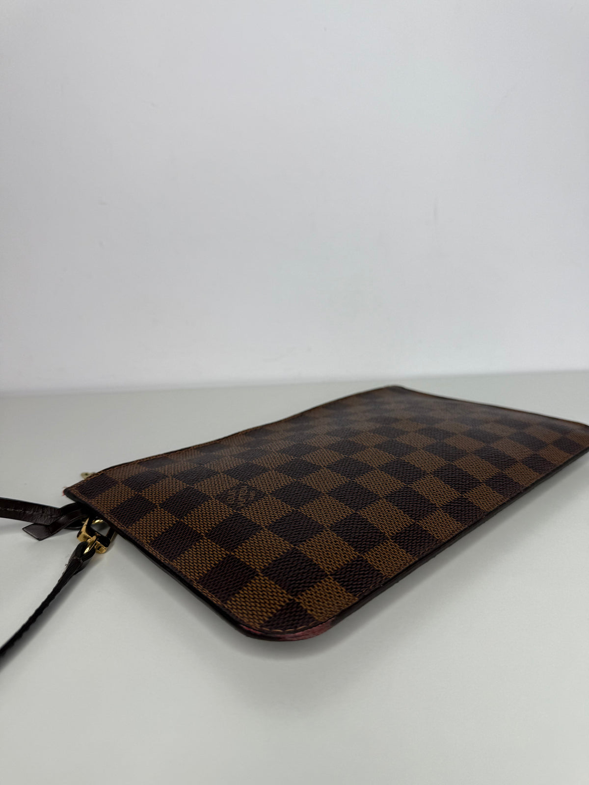 Louis Vuitton Neverfull Pochette Damier Ebene Canvas