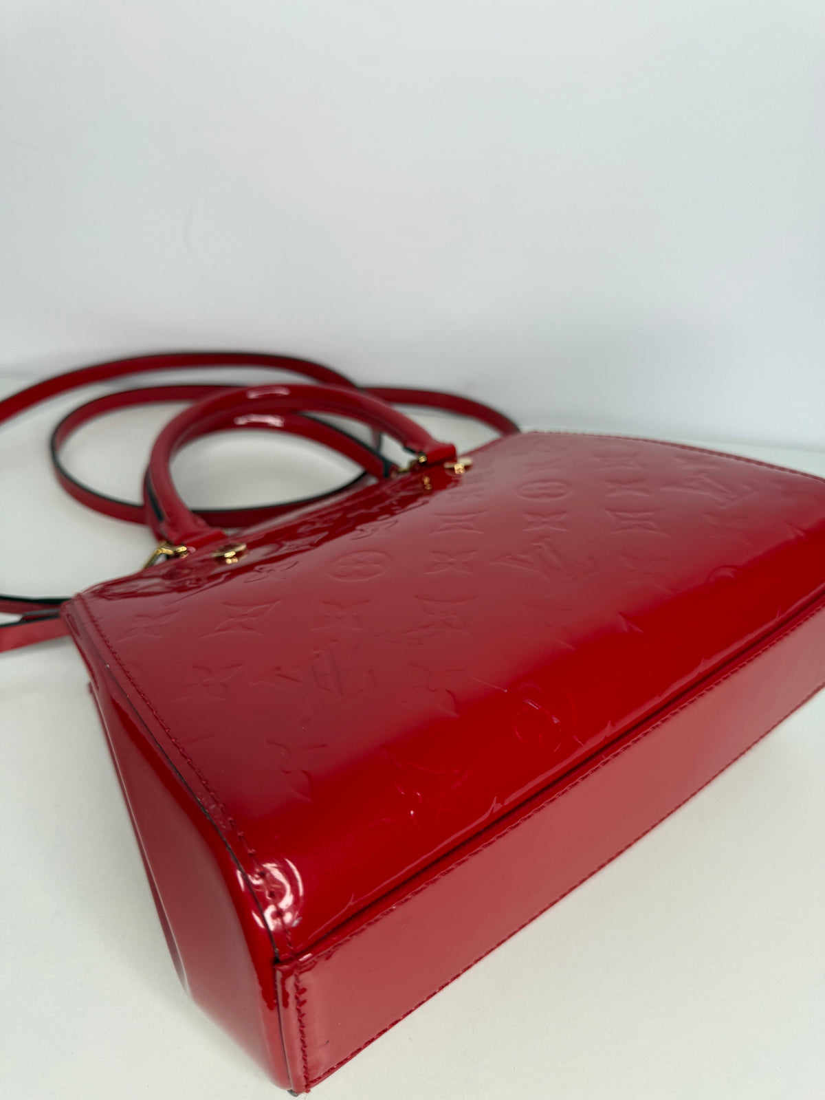Louis Vuitton Brea PM Red Vernis Handbag