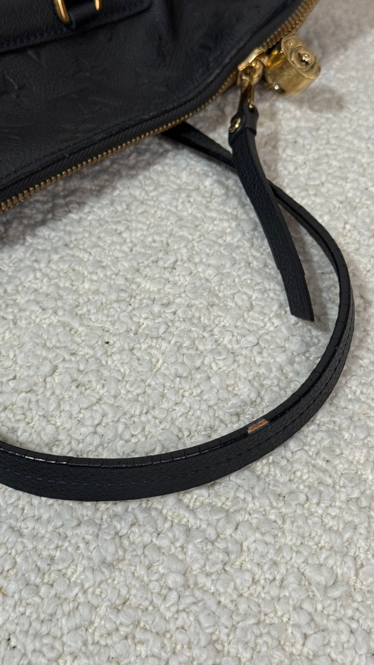 Louis Vuitton Lumineuse PM Blue infini Empreinte Tote