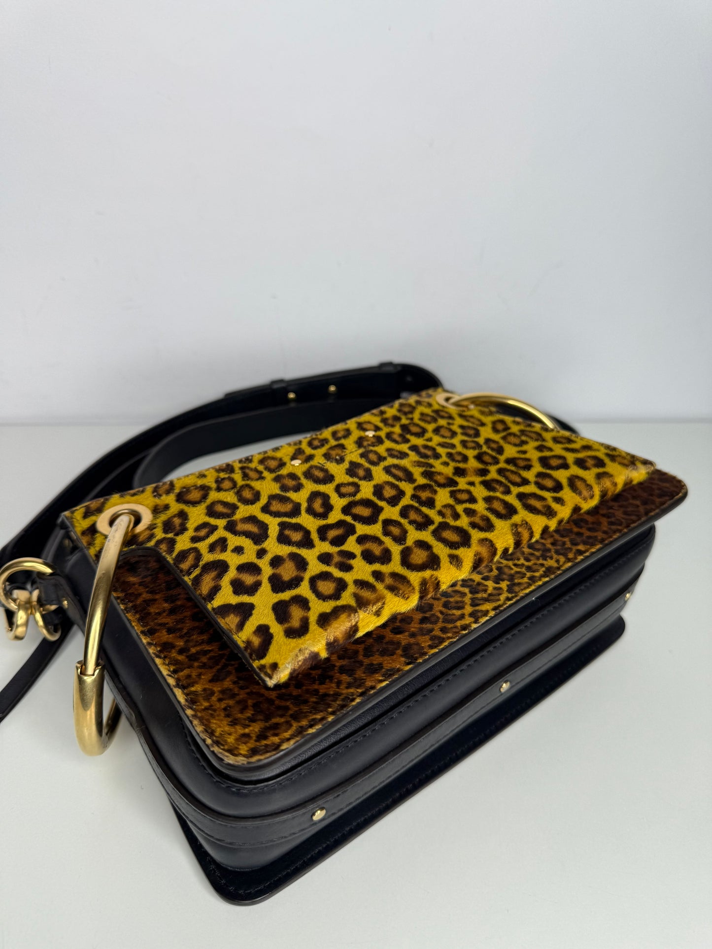 Chloé Limited Edition Roy Ponyhair Leopard Print Bag