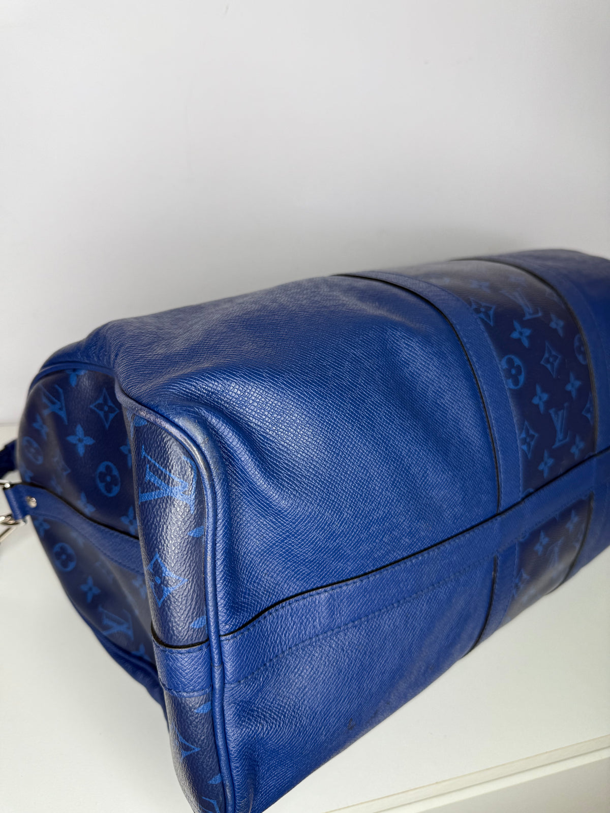 Louis Vuitton Keepall Bandoulière 50 Cobalt Taigarama