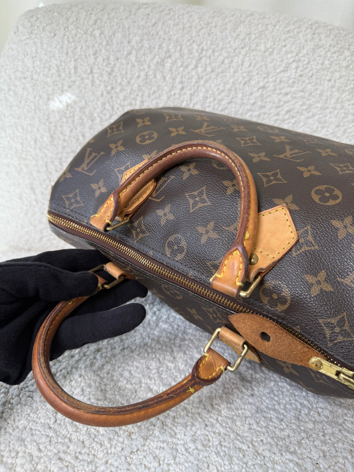 Louis Vuitton Speedy 30 Monogram Canvas with Monogram strap