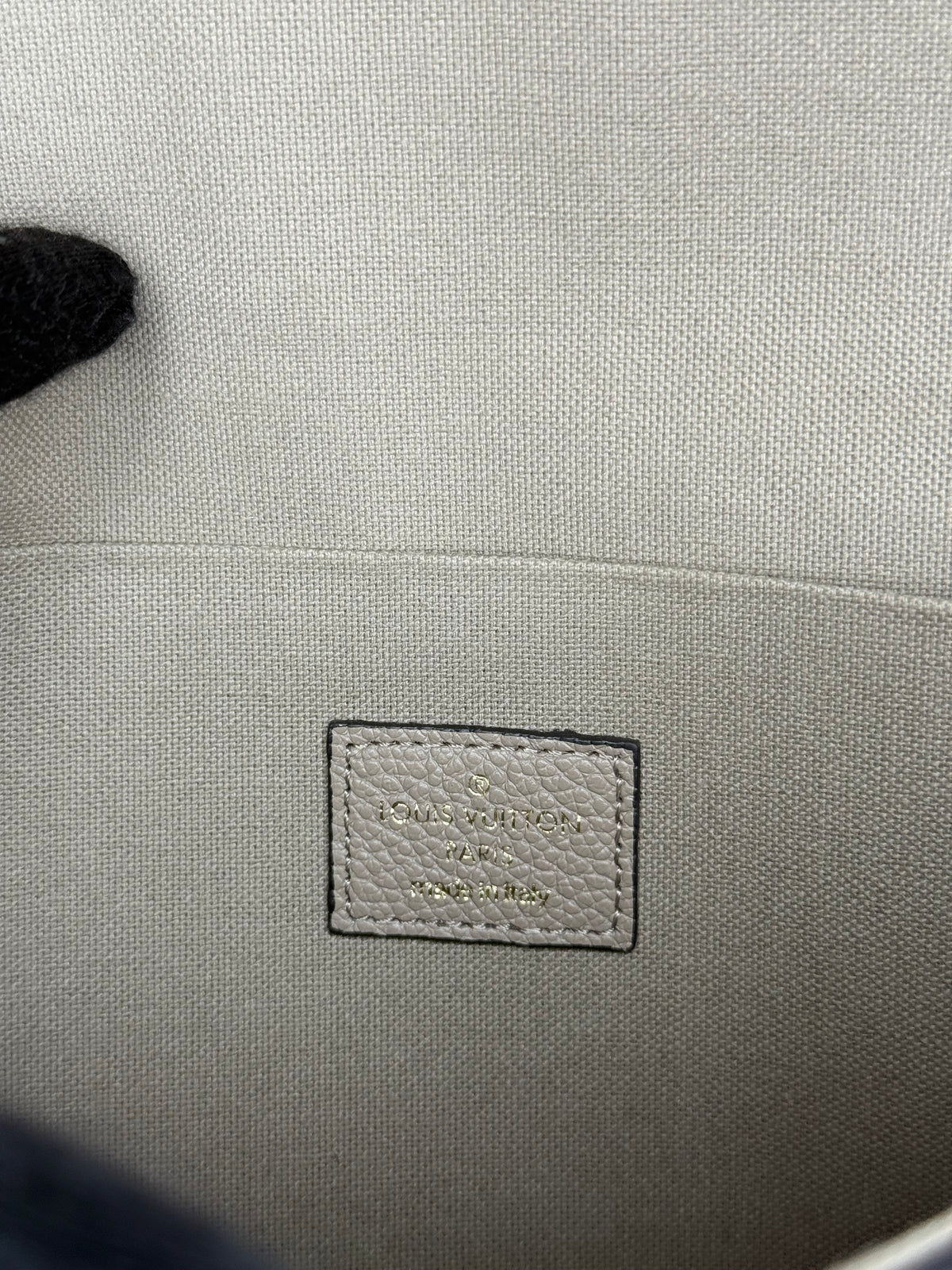 Louis Vuitton Félicie Pochette Monogram Empreinte Leather Tourterelle