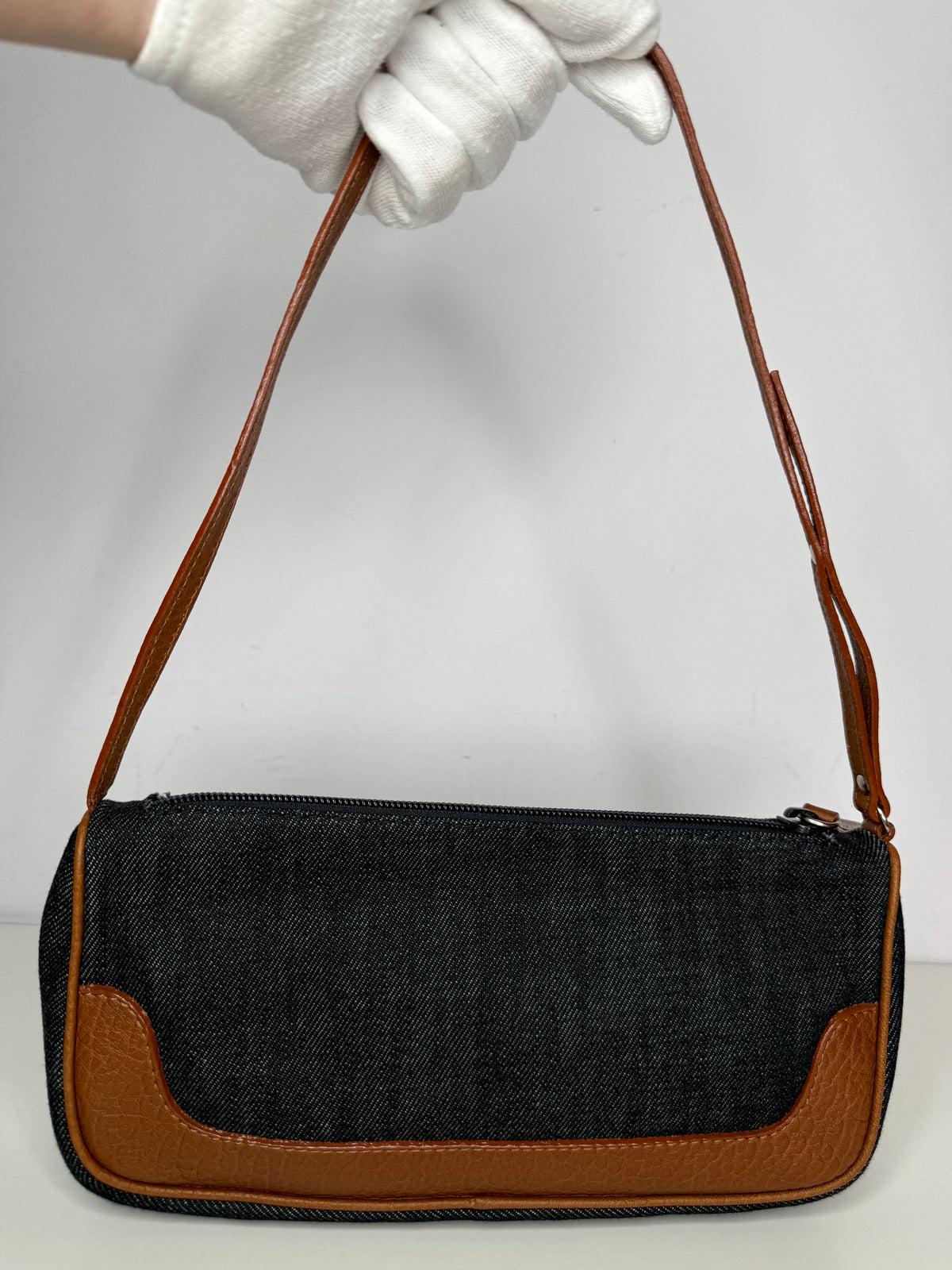 Dolce Gabbana Dark Blue Denim Pochette