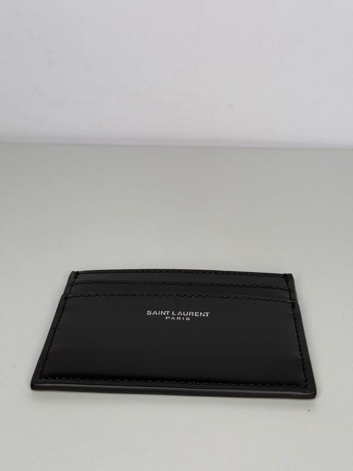 Saint Laurent Paris Leather Card Holder