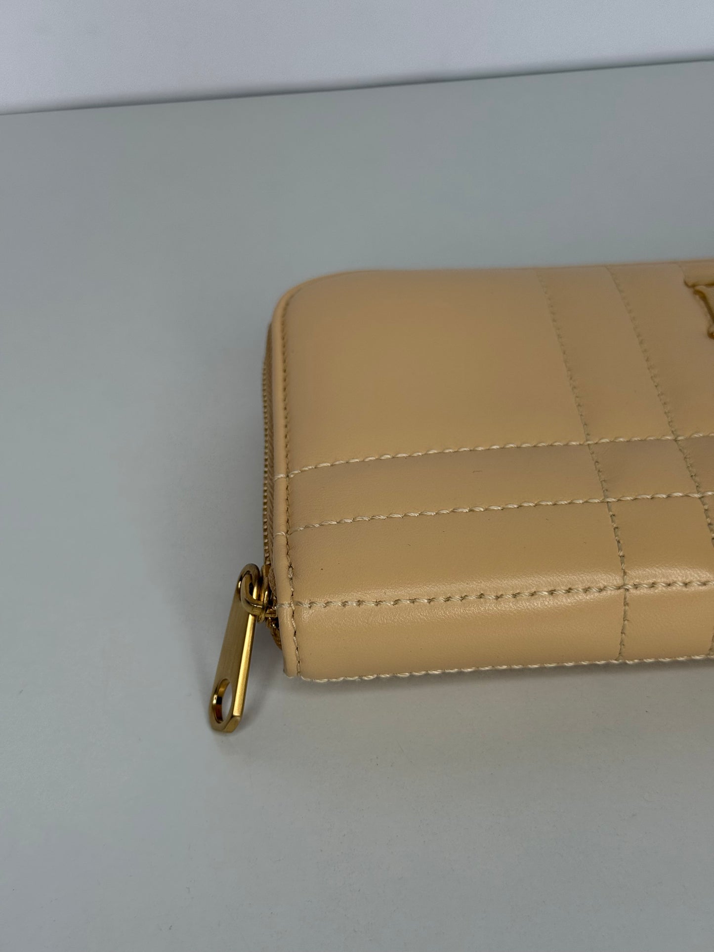 Burberry Quilted Leather Lola Continental Zip Around Wallet