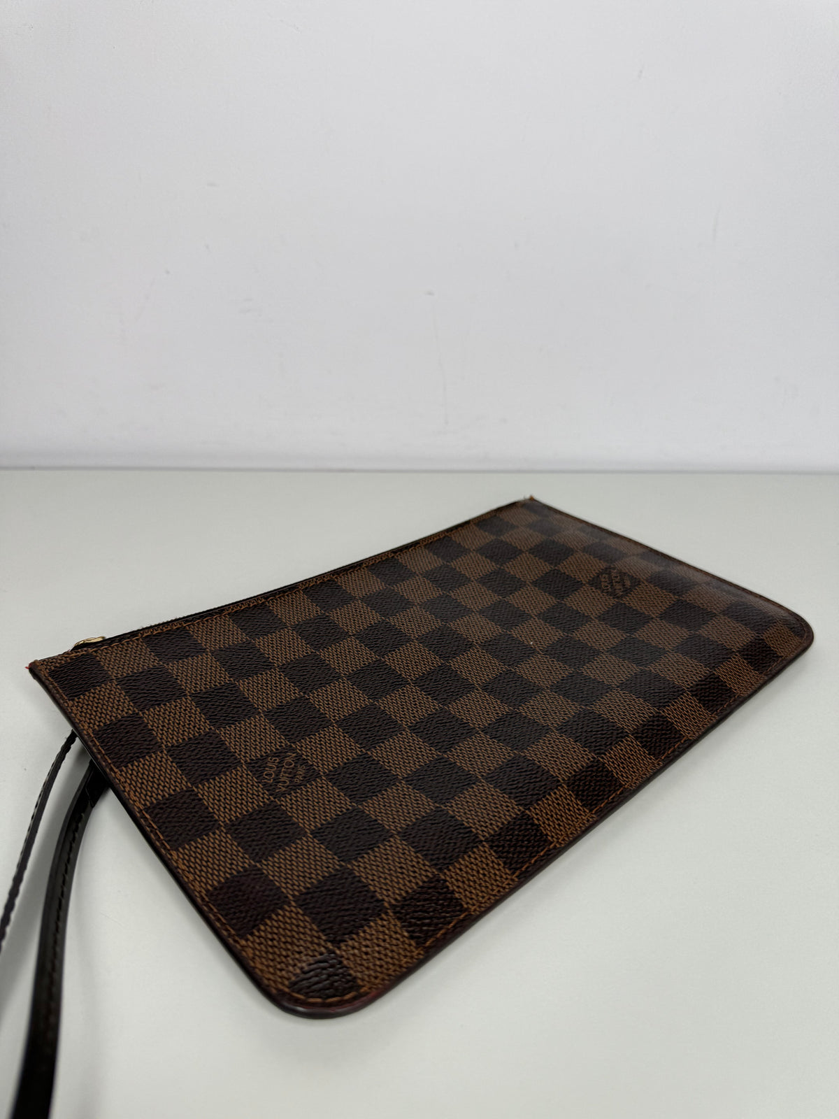 Louis Vuitton Neverfull Pochette Damier Ebene Canvas