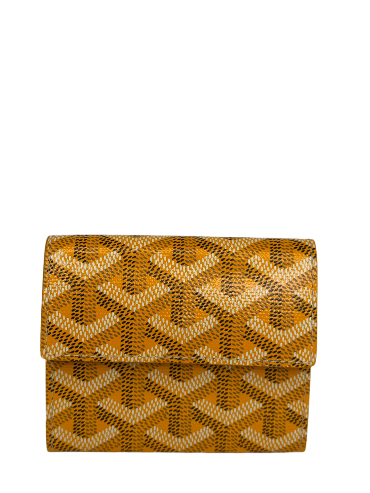 Goyard Marigny Yellow Goyardine Wallet