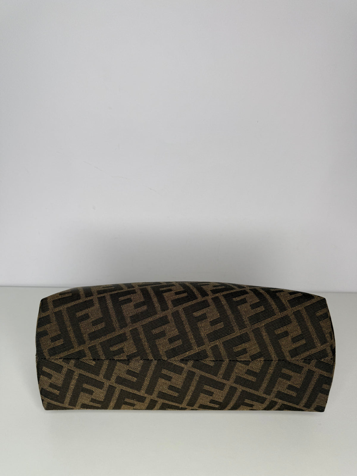Fendi First Midi Brown FF Jacquard Bag
