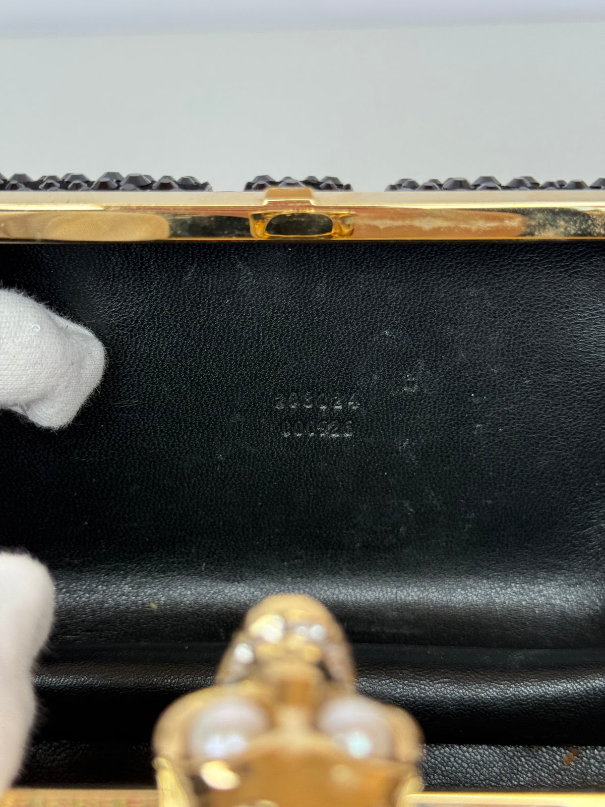 Alexander McQueen Black Nappa Studded Britannia Skull Box Clutch
