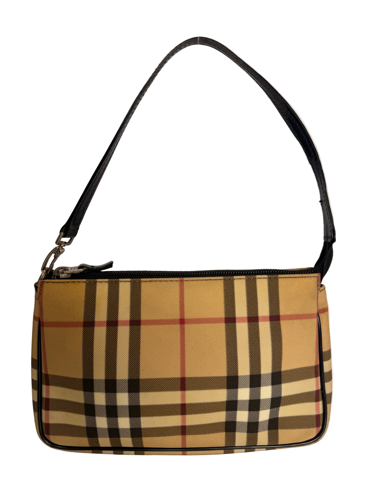 Burberry Beige House Check PVC Pochette
