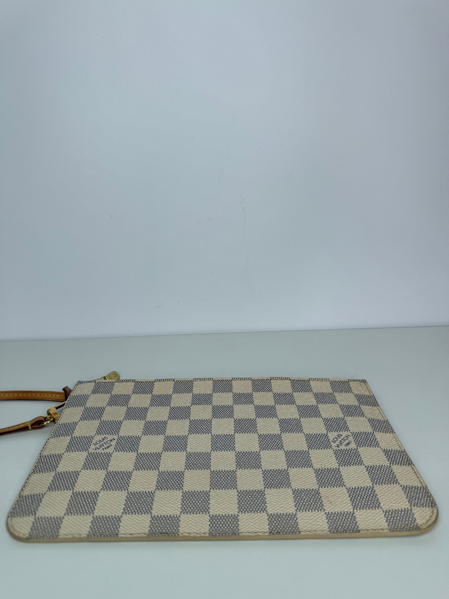Louis Vuitton Neverfull Pochette  Damier Azur Canvas