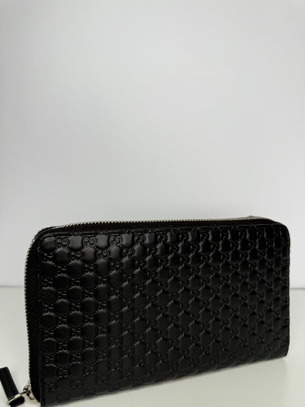 Gucci Black Microguccissima Leather Long Zippy Organizer Wallet