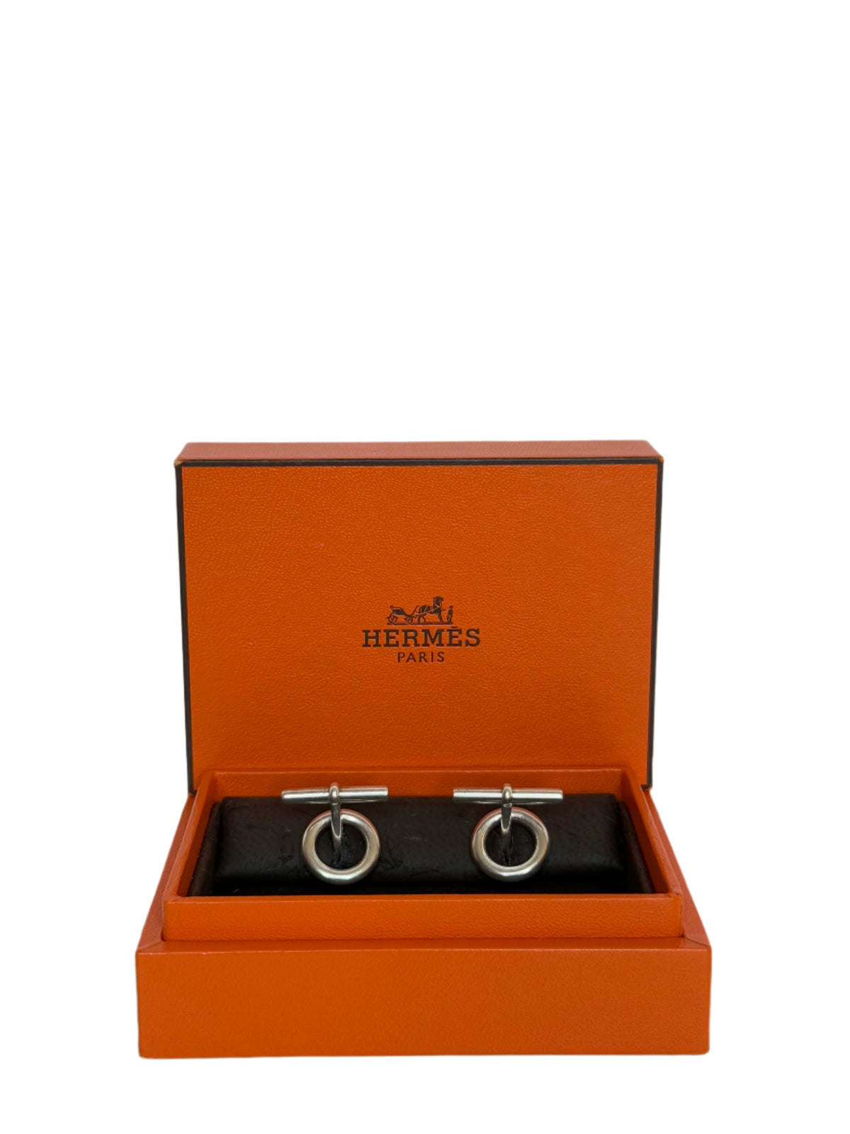 Hermès Chaine D'Ancre Sterling Silver Cufflinks