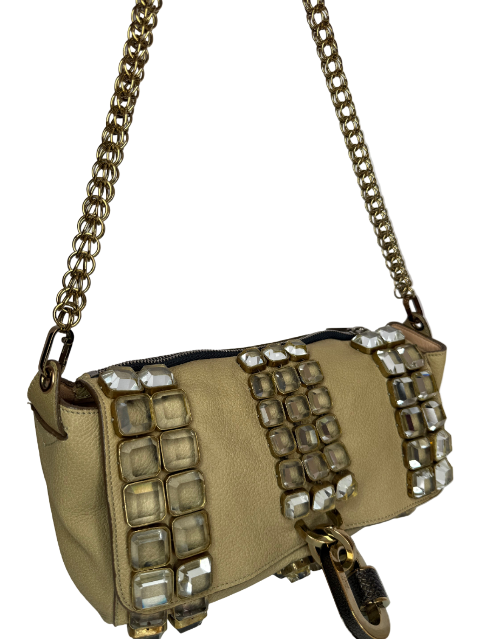 Chloé Mira Crystal Embellished Shoulder Bag