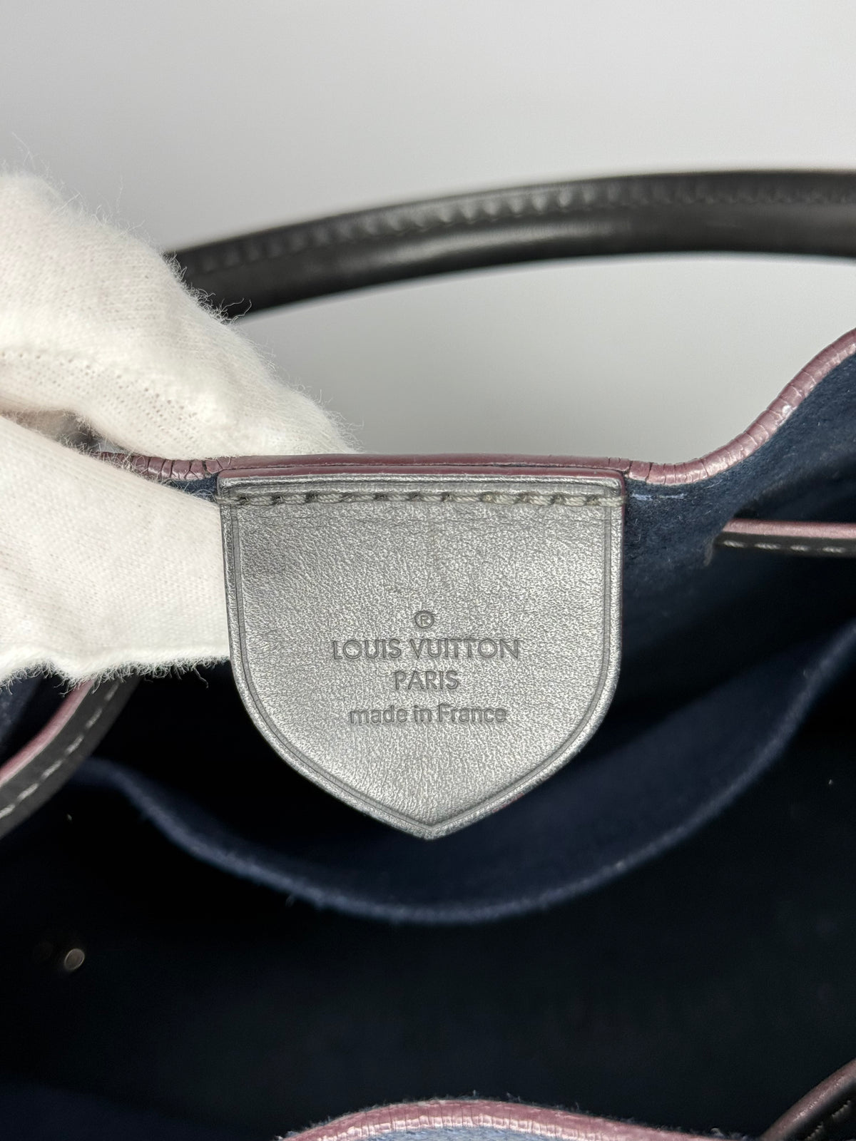 Louis Vuitton Monogram Mahina Girolata Dark Blue