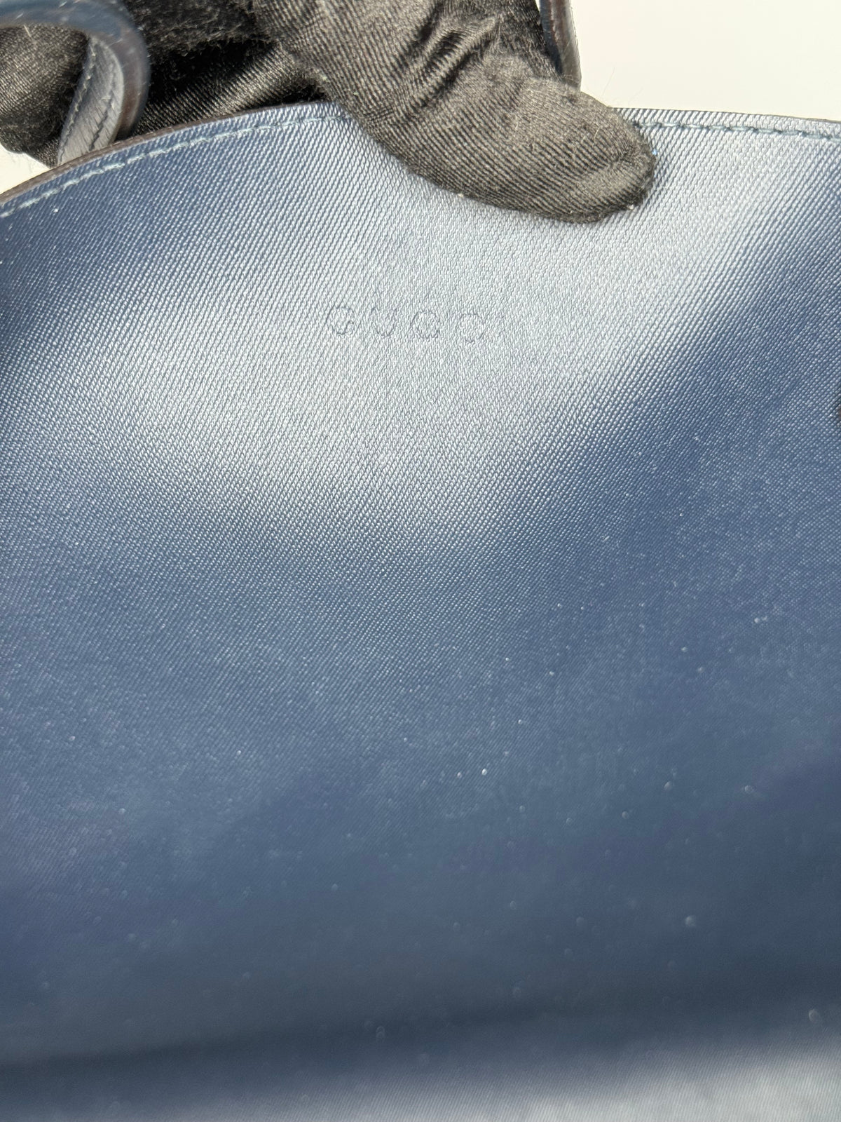 Gucci Blue GG Supreme Canvas Medium Blooms Reversible Tote