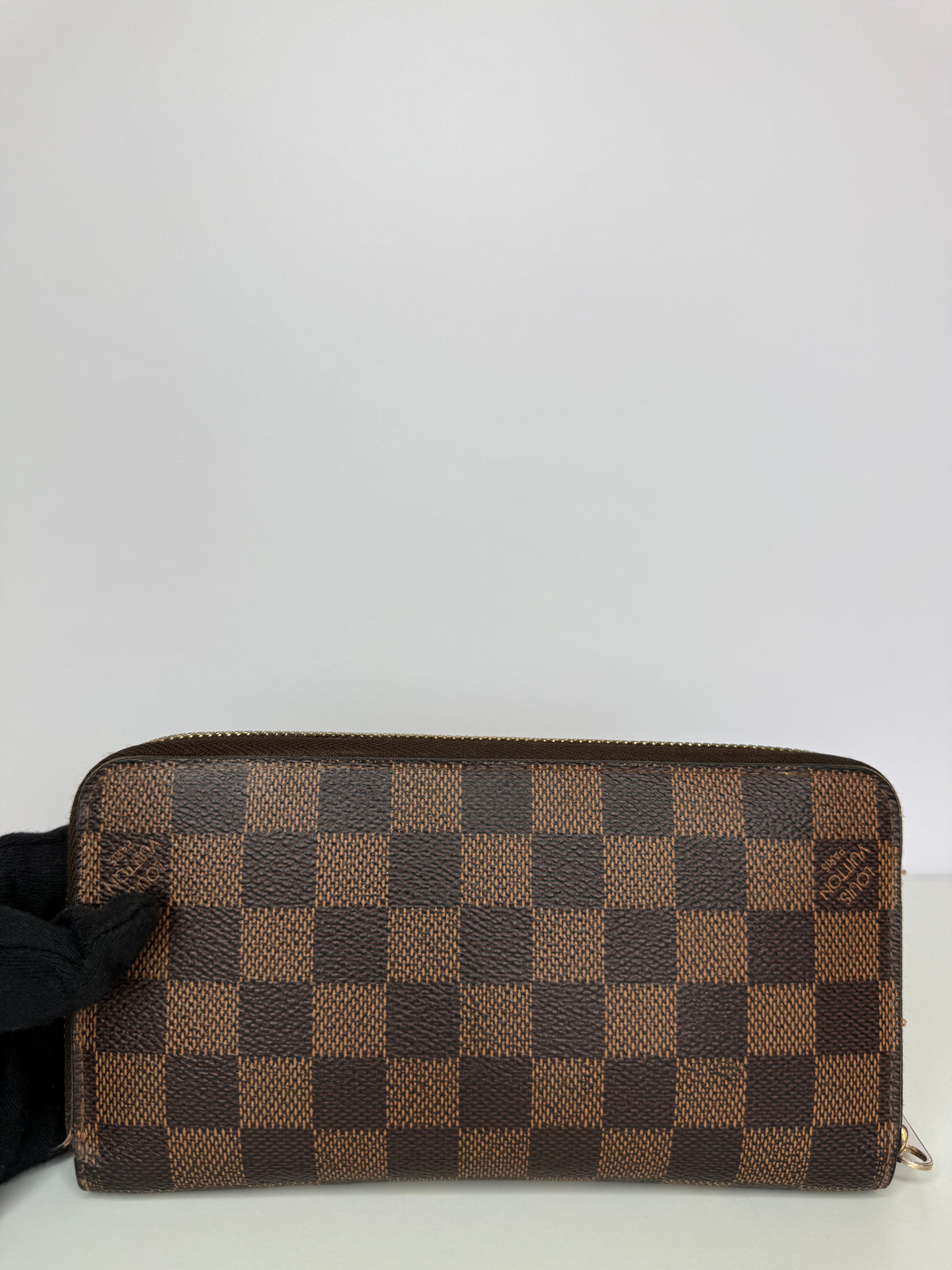 Louis Vuitton Zippy Wallet Damier Ebene Canvas