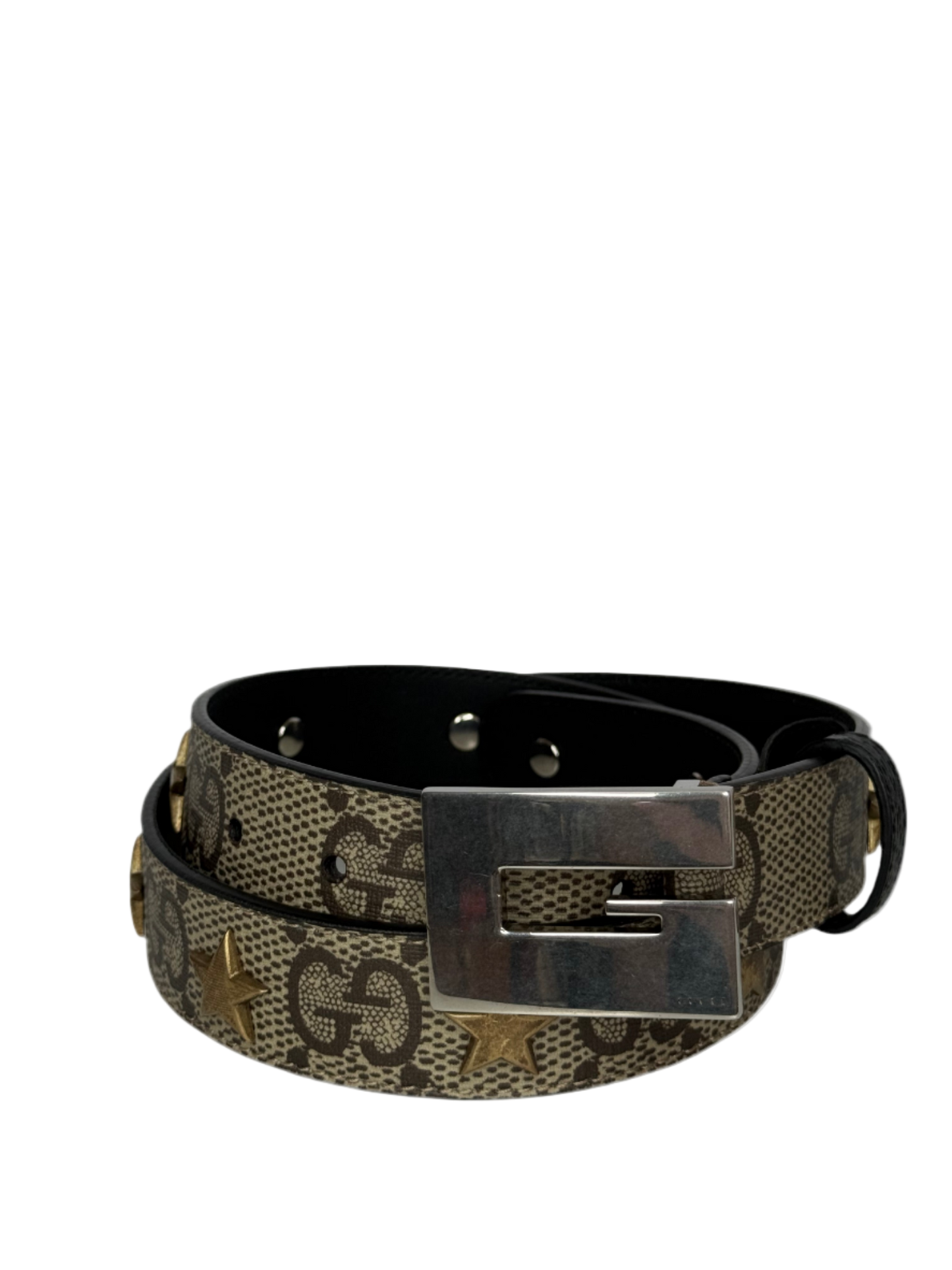 Gucci GG Supreme Star G Buckle Belt