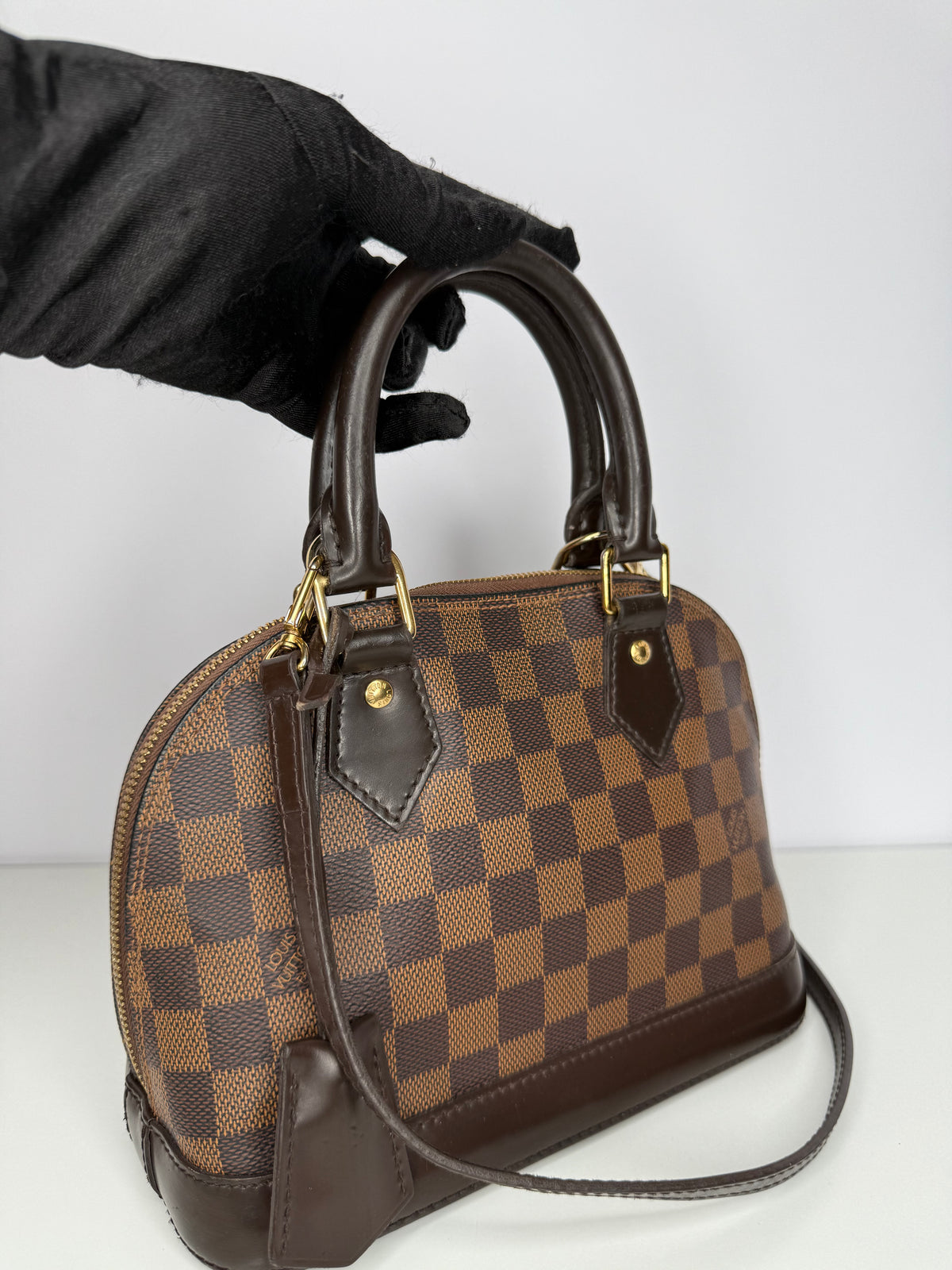 Louis Vuitton Alma BB Damier Ebene Canvas