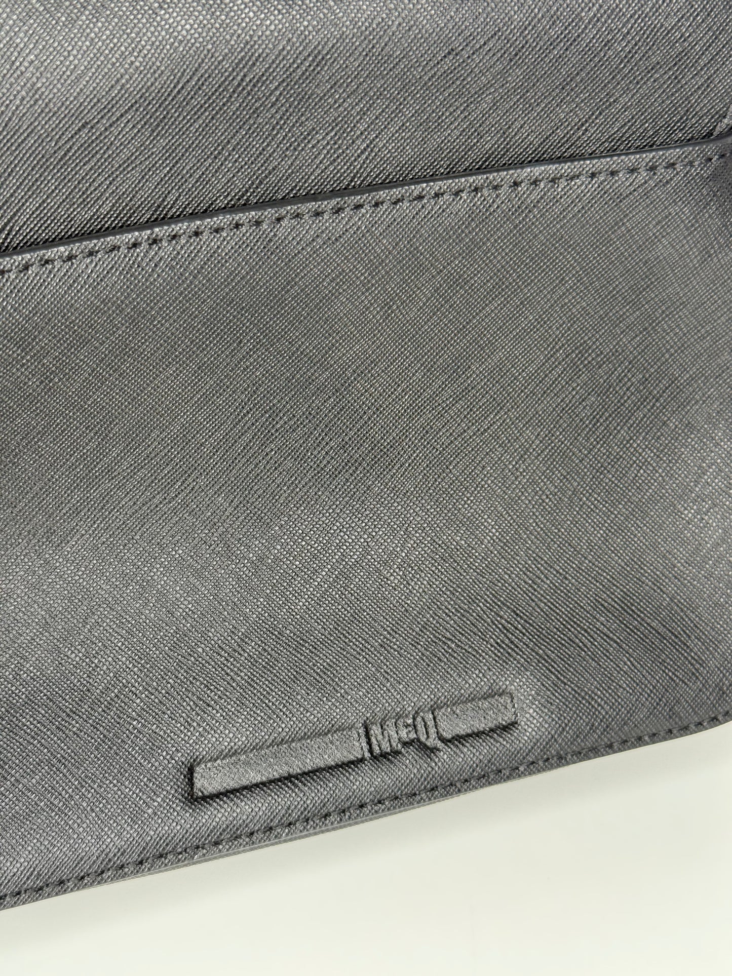 Alexander McQueen Black Leather Motel Crossbody Bag