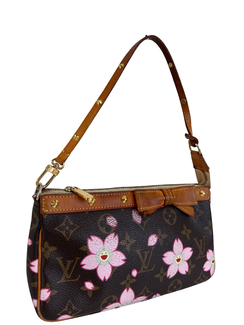 Louis Vuitton Murakami Limited Edition Cherry Blossom Pochette Accessoires