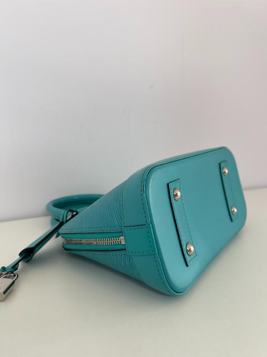 Louis Vuitton Alma BB Turquoise Epi Leather