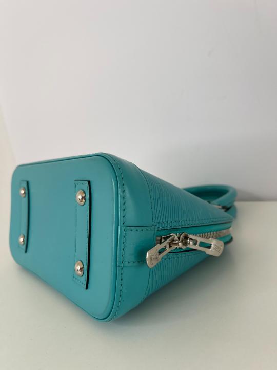 Louis Vuitton Alma BB Turquoise Epi Leather