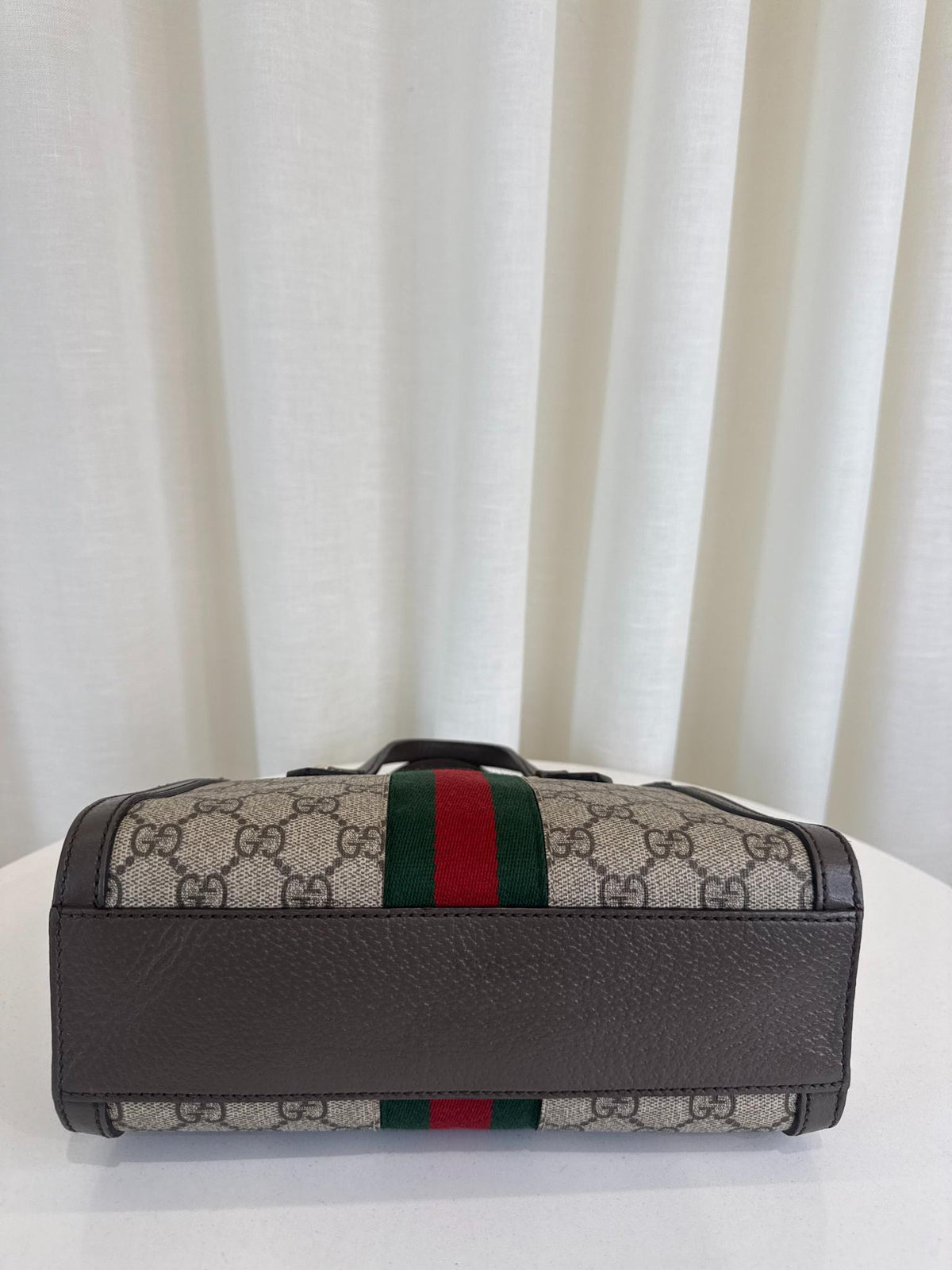 Gucci Beige/Ebony GG Supreme Ophidia Small Tote Bag
