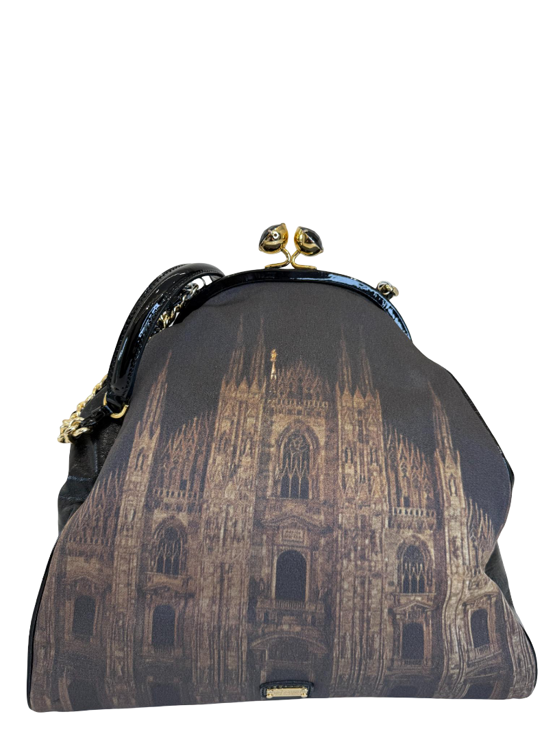 Moschino Milan Cathedral Pattern Shoulder Bag