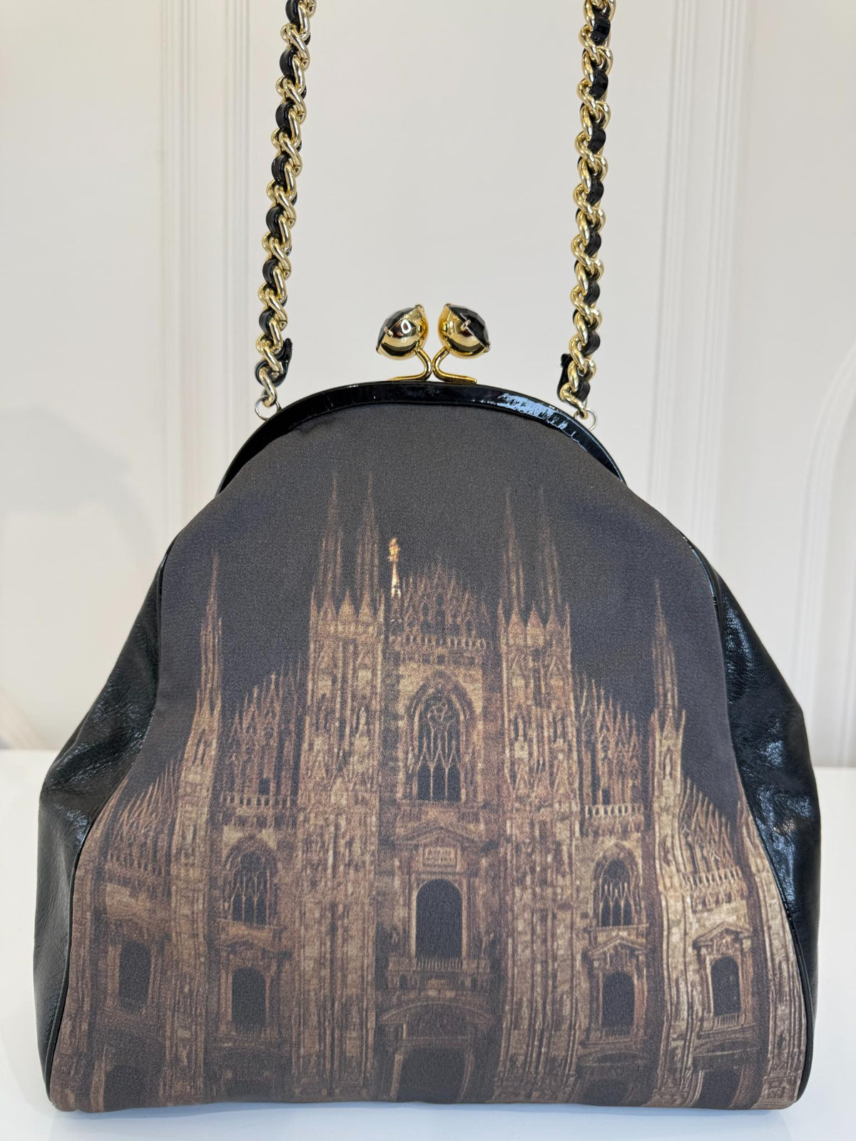 Moschino Milan Cathedral Pattern Shoulder Bag