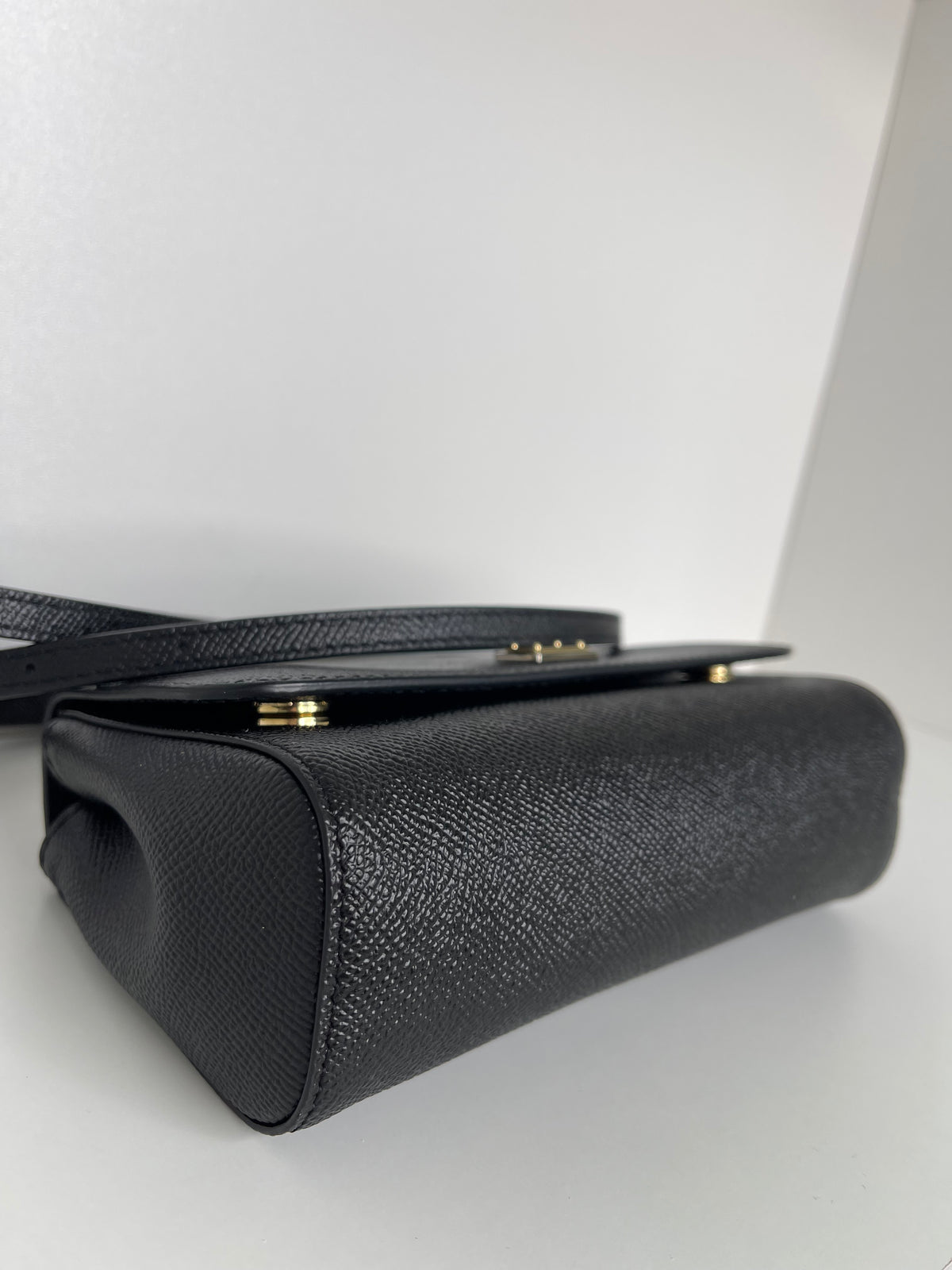 Dolce Gabbana Black Sicily Crossbody Bag