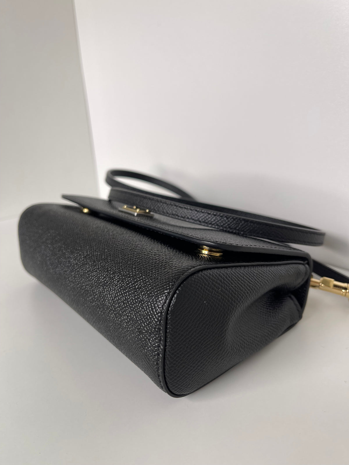 Dolce Gabbana Black Sicily Crossbody Bag