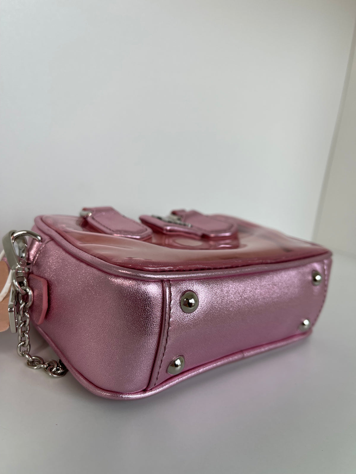Miu Miu Metallic Effect
Transparent Mini Bag