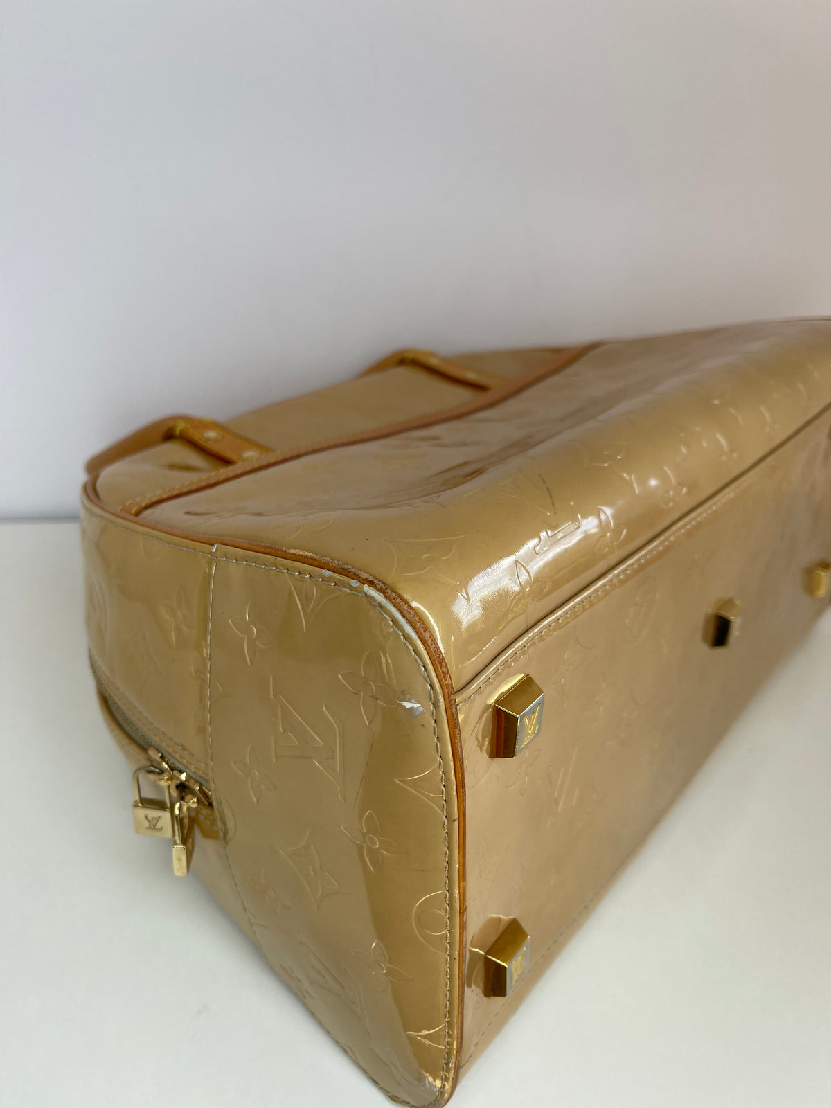 Louis Vuitton Monogram Vernis Tompkins Square Hand Bag