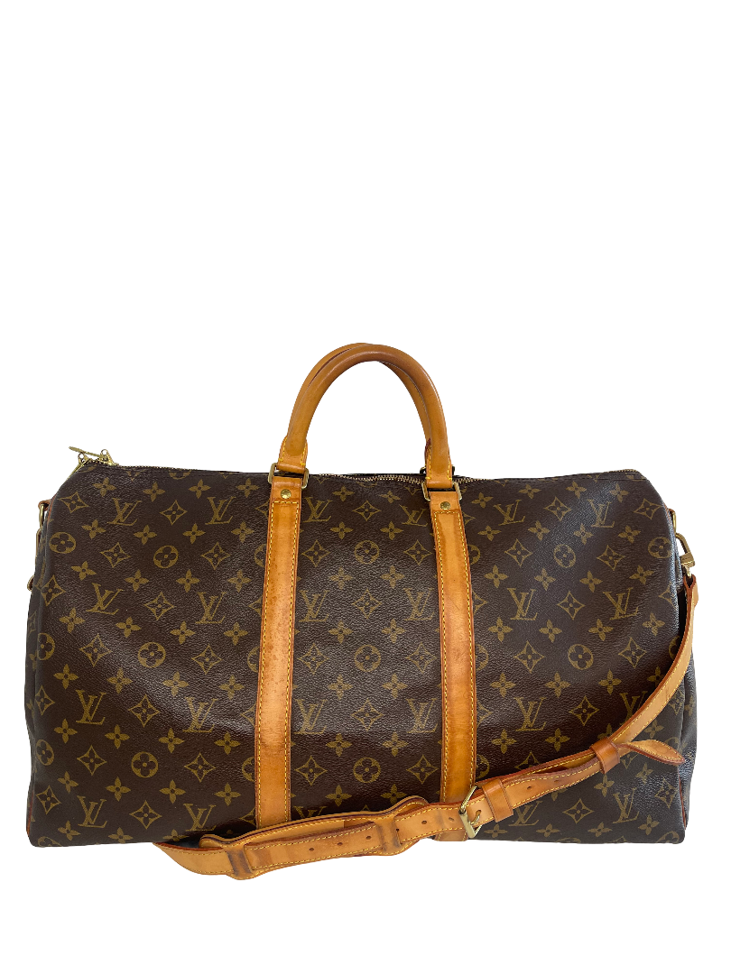 Louis Vuitton Keepall Bandouliere 50 Monogram Canvas Duffle Bag