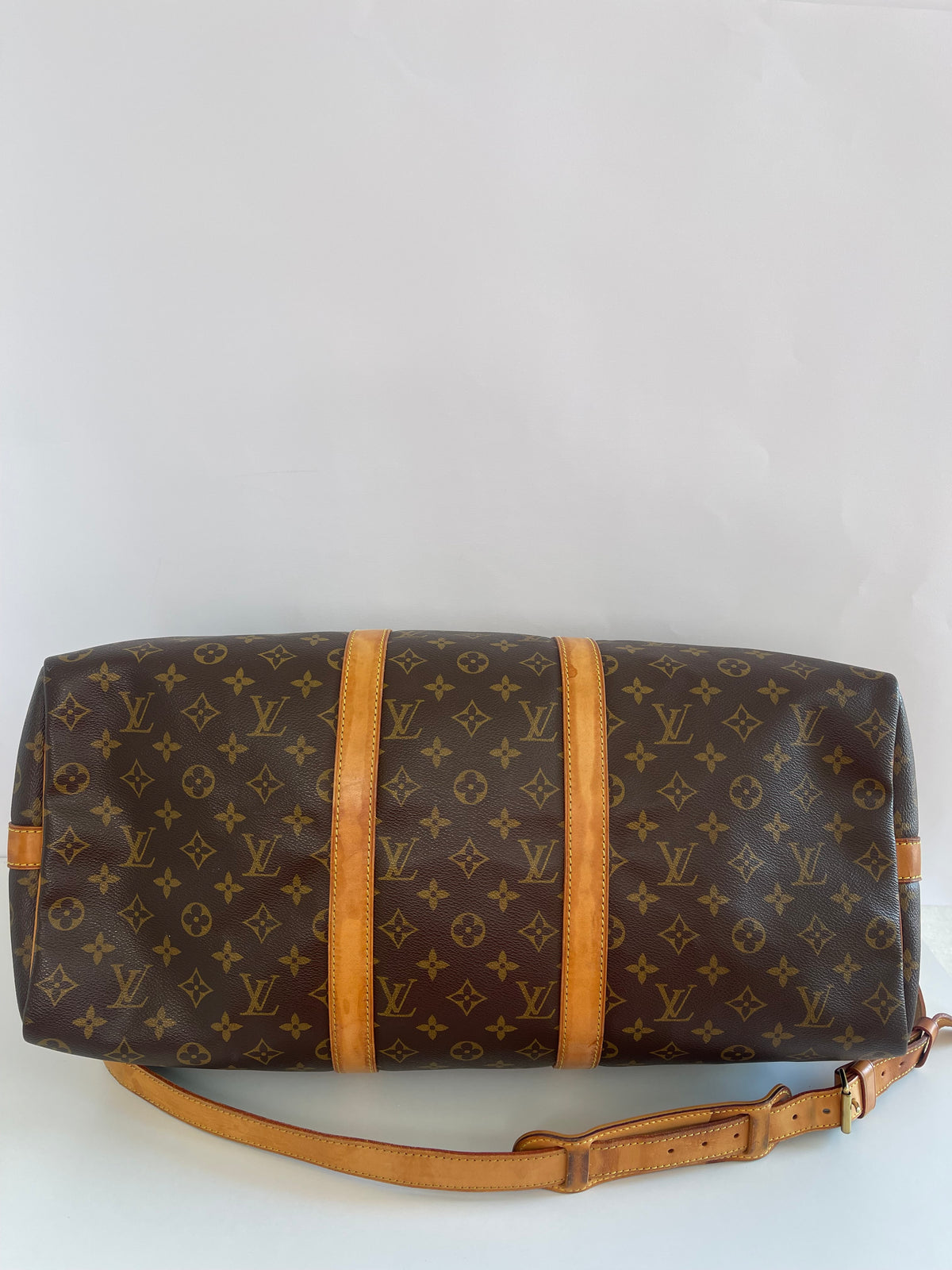 Louis Vuitton Keepall Bandouliere 50 Monogram Canvas Duffle Bag