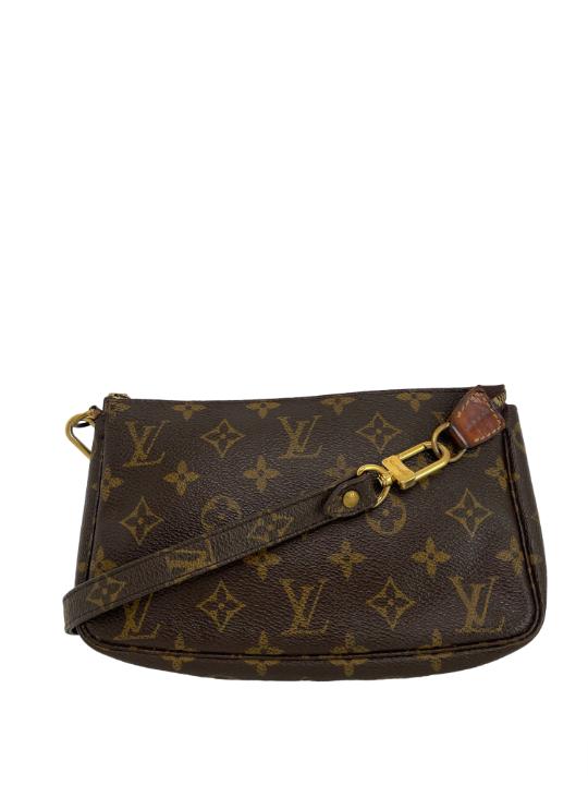 Louis Vuitton Vintage Pochette Accessoires with Monogram Crossbody Strap