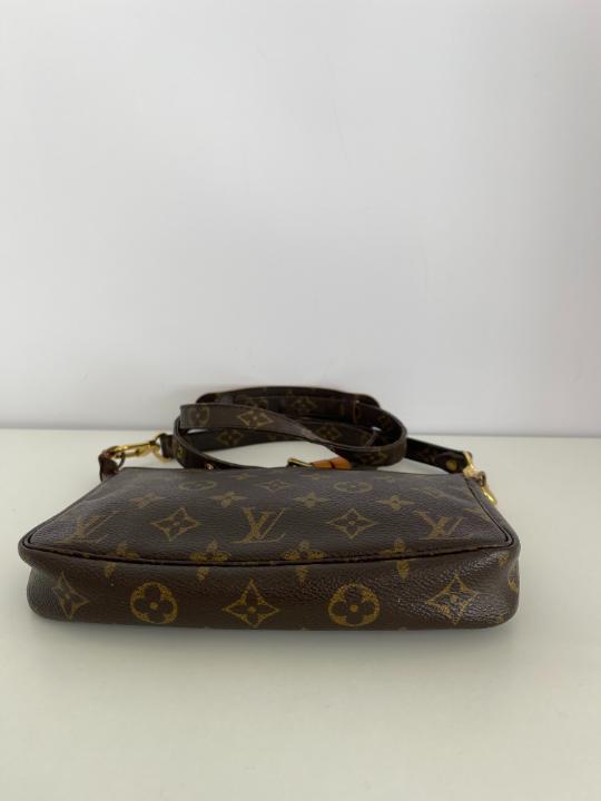 Louis Vuitton Vintage Pochette Accessoires with Monogram Crossbody Strap