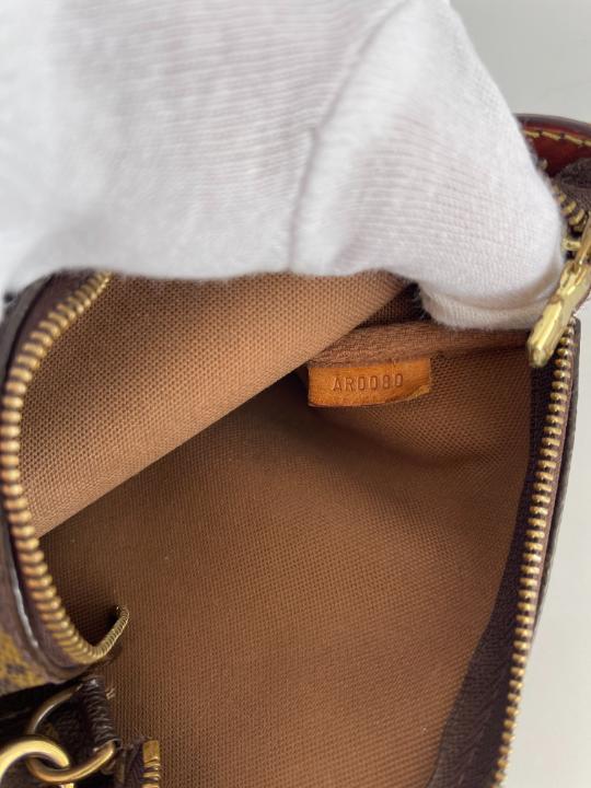 Louis Vuitton Vintage Pochette Accessoires with Monogram Crossbody Strap