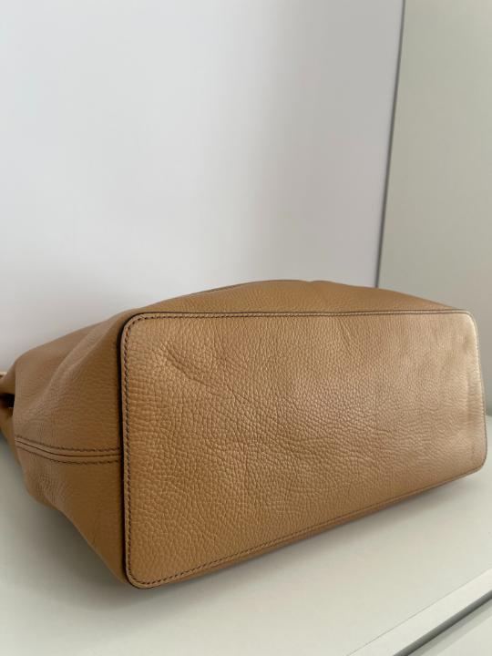 Gucci Soho Convertible Hobo Leather Large Beige