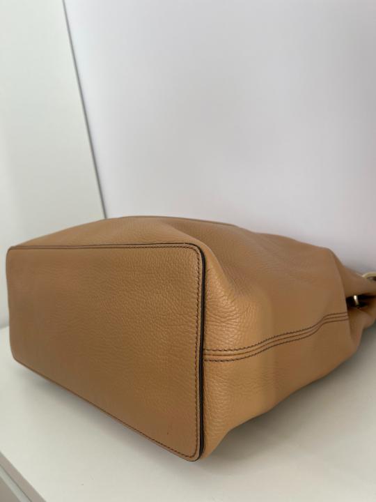 Gucci Soho Convertible Hobo Leather Large Beige