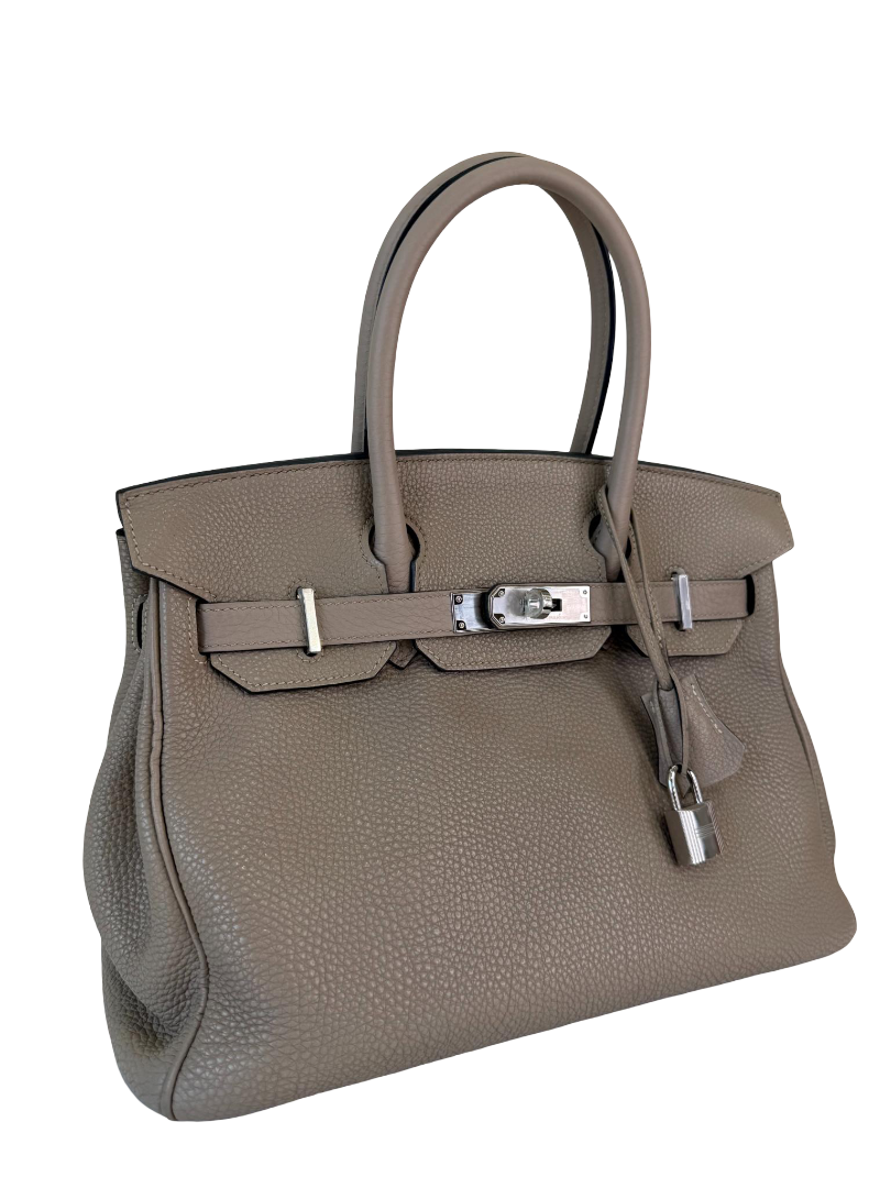 Hermès Birkin 35 Gris Tourterelle Togo Palladium Hardware