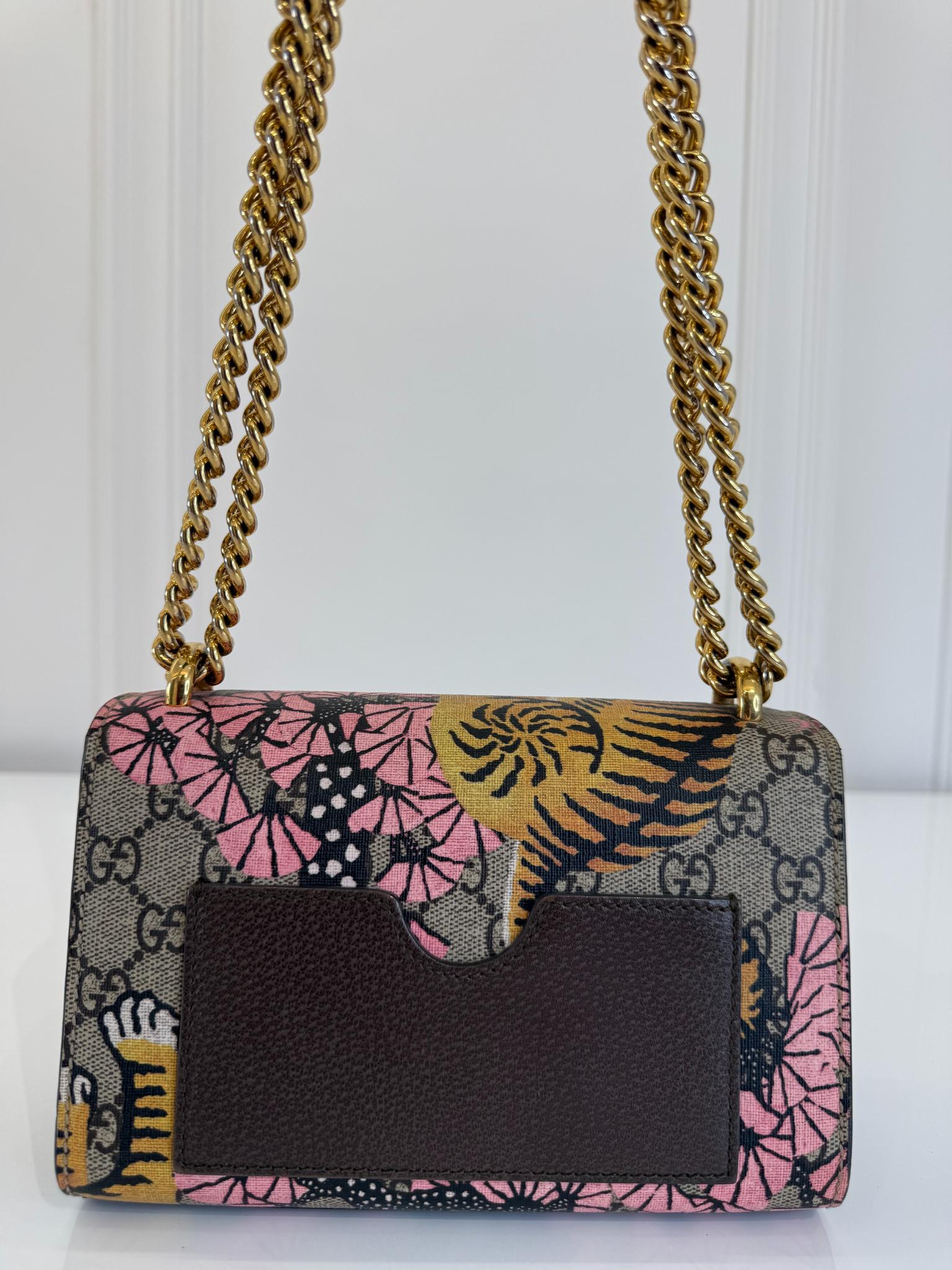 Gucci Small Padlock GG Supreme Bengal Shoulder Bag