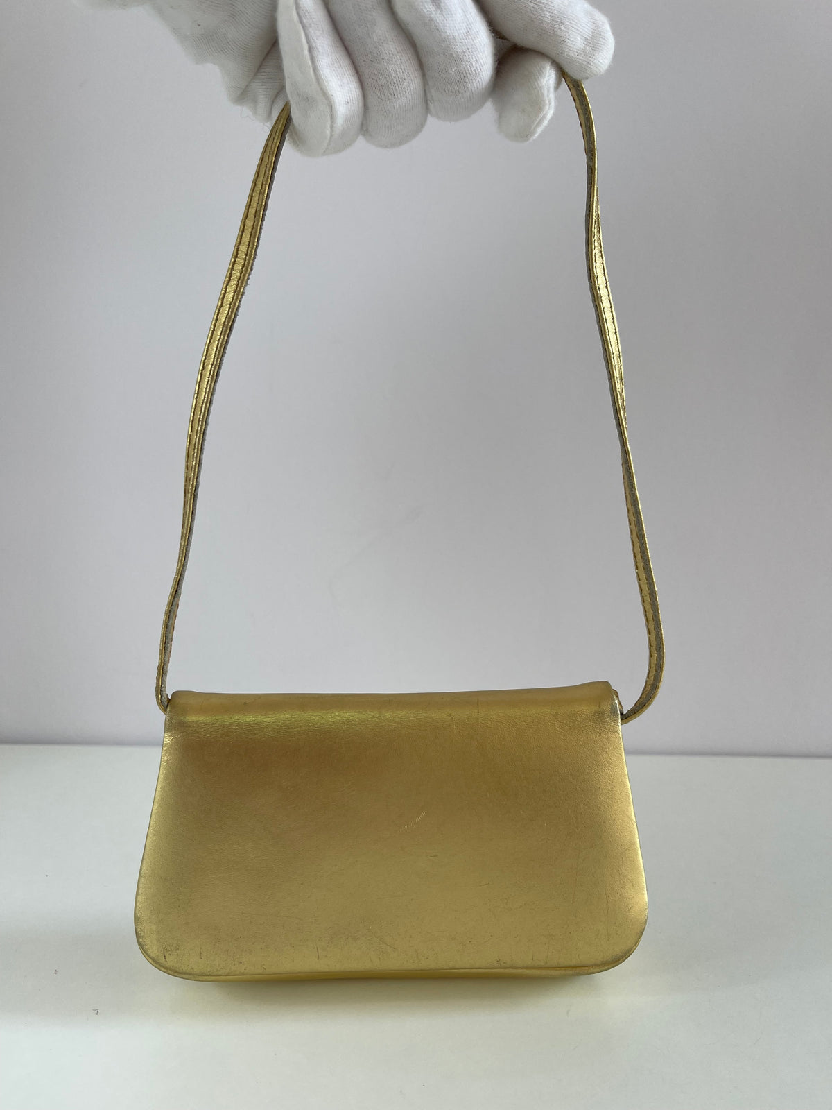 Dolce Gabbana D&G Mini Sling Bag Gold