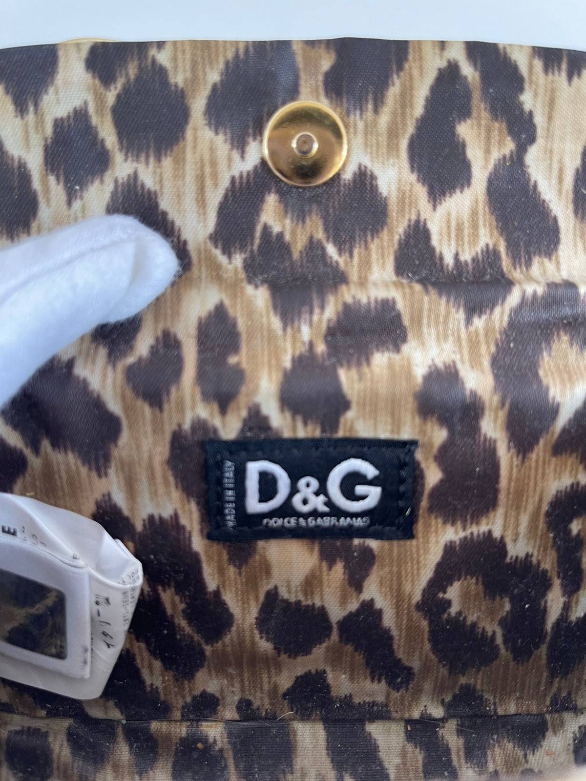 Dolce Gabbana D&G Mini Sling Bag Gold