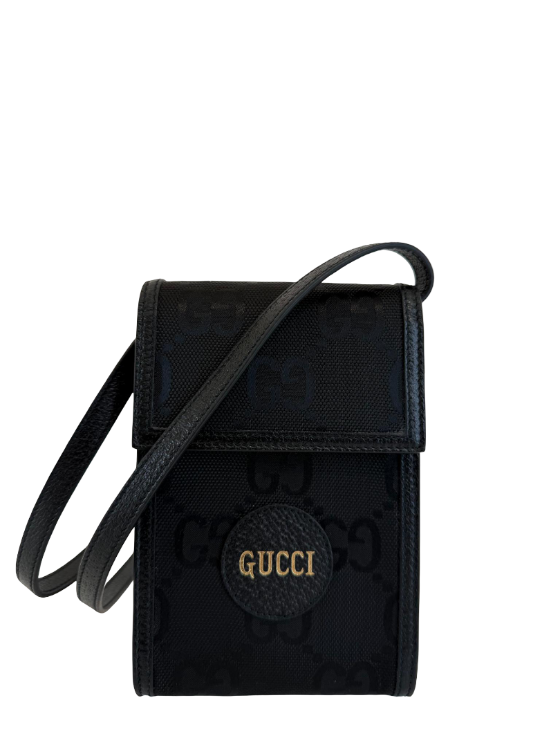 Gucci Black GG Nylon Off The Grid Mini Crossbody Bag