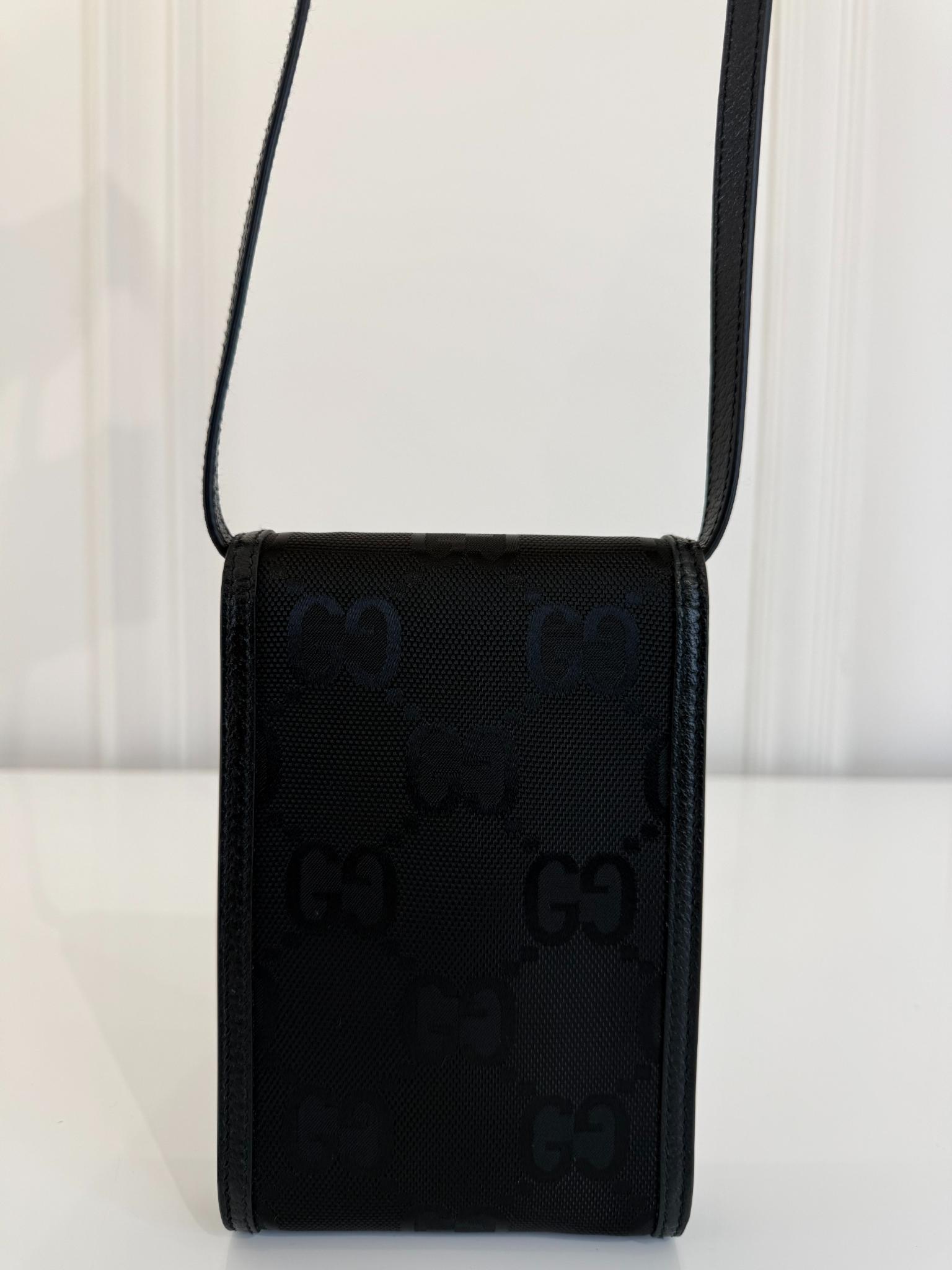 Gucci Black GG Nylon Off The Grid Mini Crossbody Bag